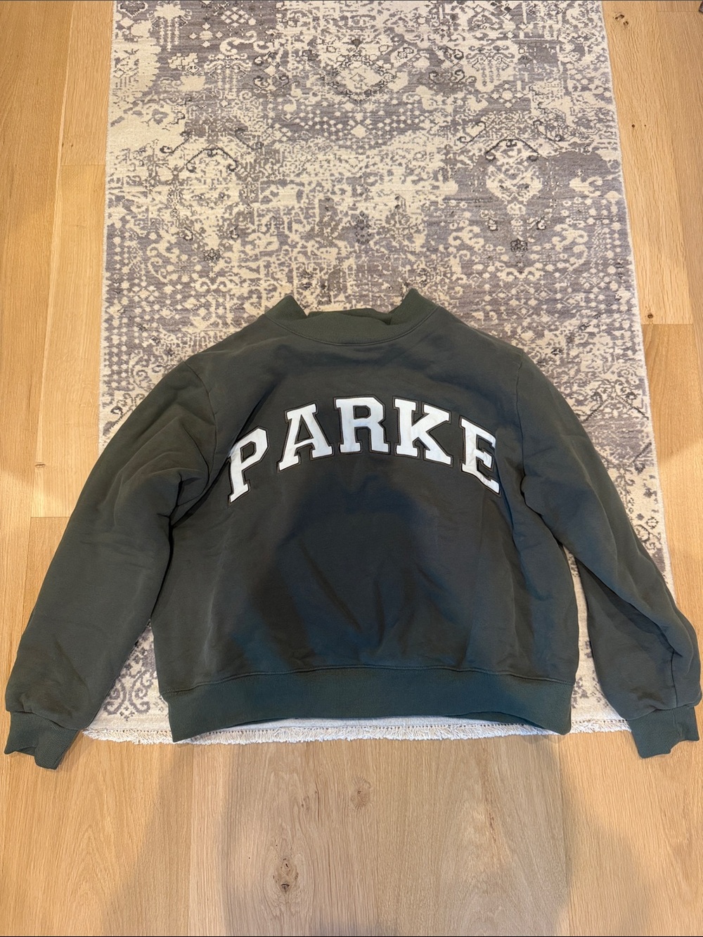 Parke green mockneck